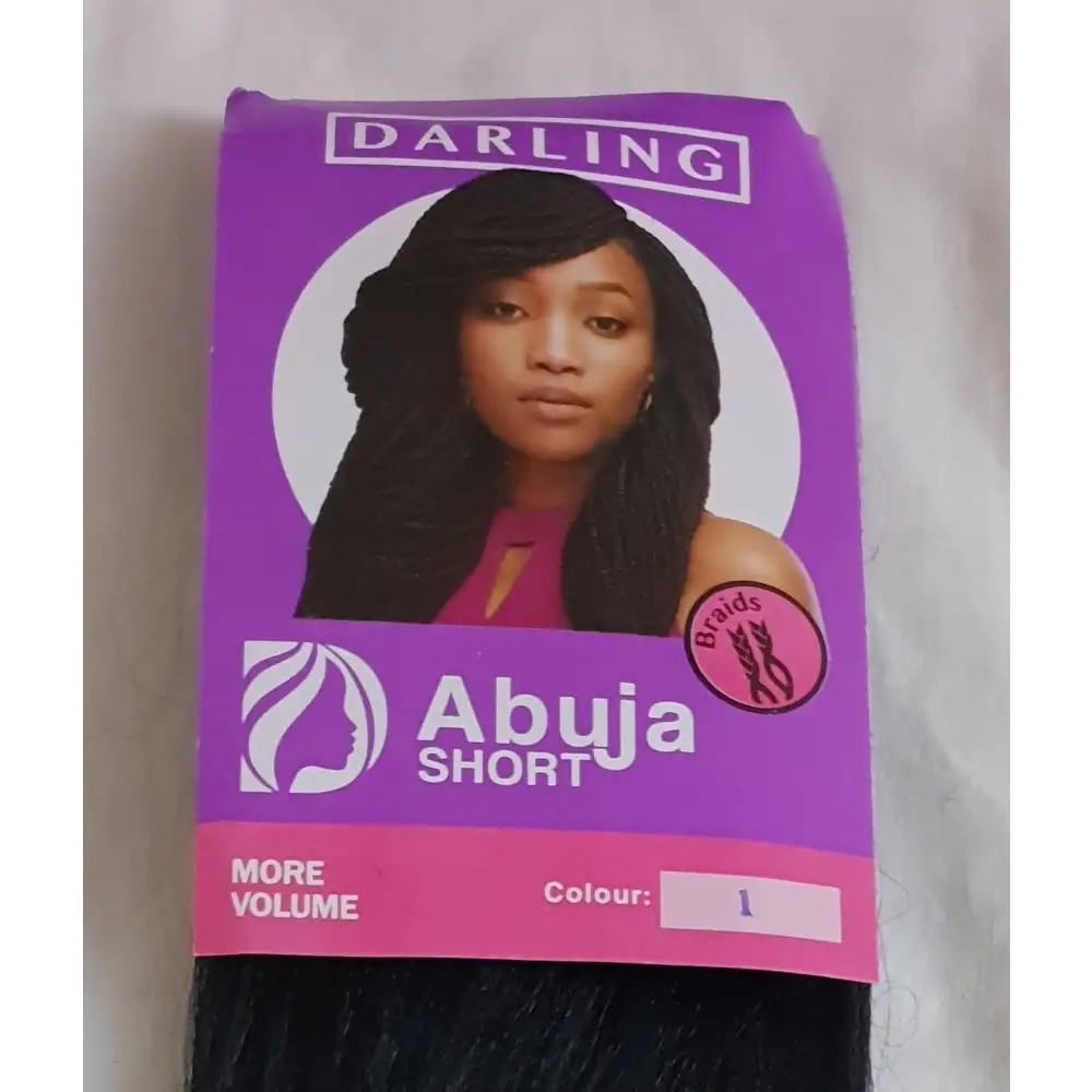 Abuja Braid Short Colour No 1 - 16 Inch Prepulled