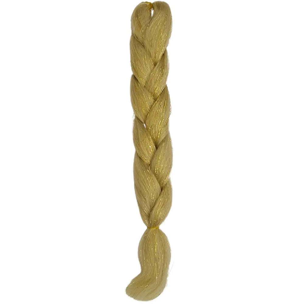 Afrihair Glitter Braid No E613 - Blonde - 24 Inch Glitter