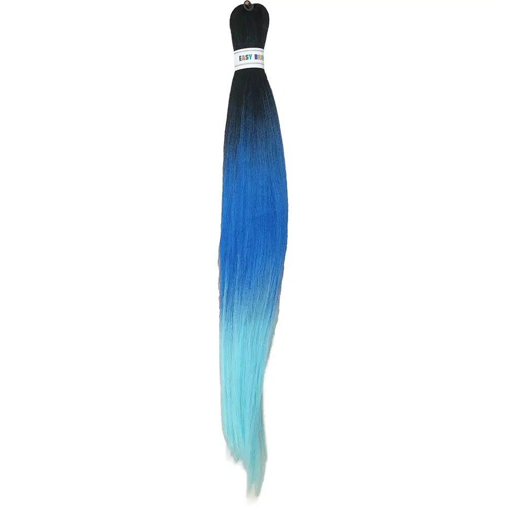 Afrihair Pre Stretched Braid K-C4 - Ombre Black/Blue/Blue | Afrihair