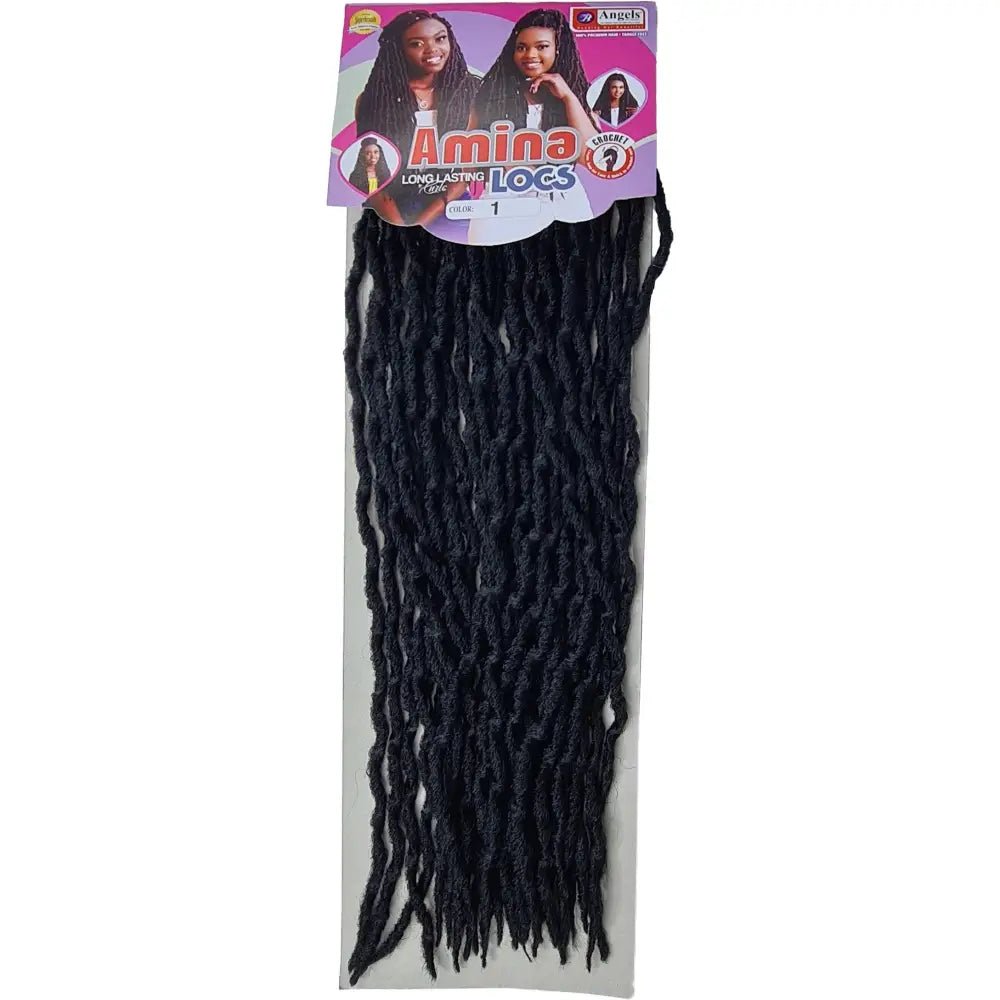Amina locs Colour 1 - Black | Afrihair