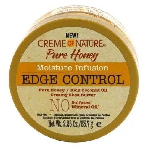 Creme Of Nature Pure Honey Edge Control Gel 2.25oz - Hair