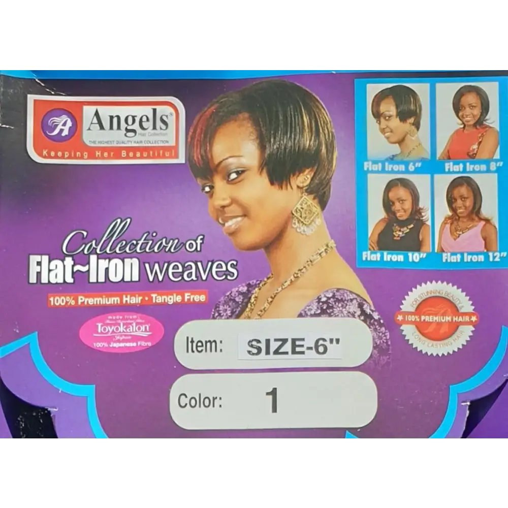 Flat-Iron 6" Straight Weave Colour No 1 | Afrihair