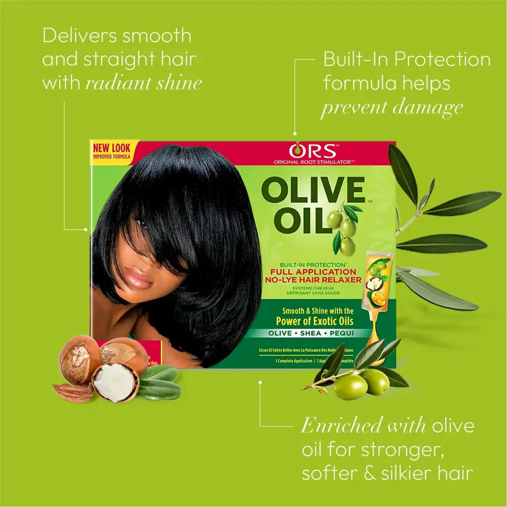 Ors Olive Oil Relaxer No Lye Normal - Hair Products &