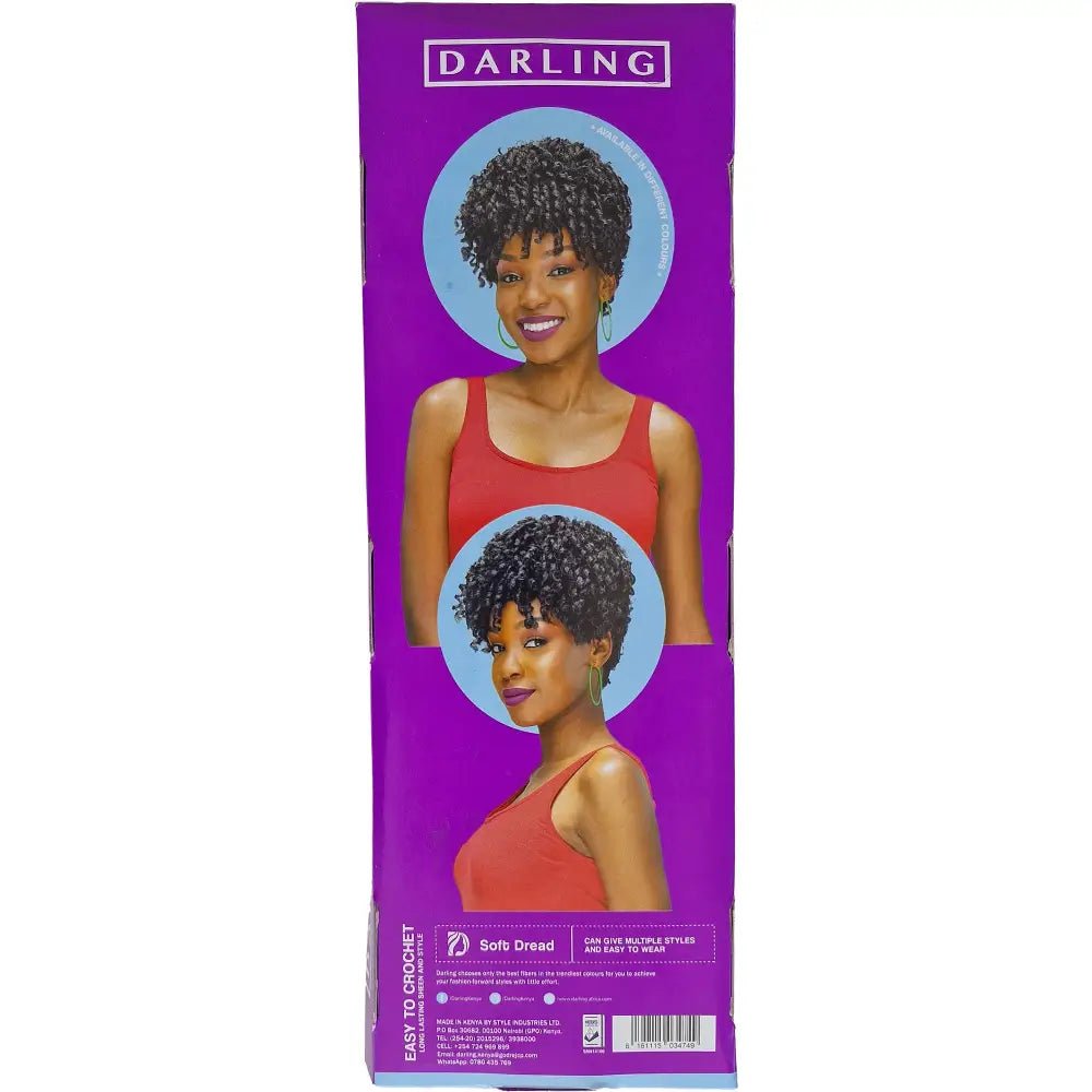 Soft Dread Colour 1 - Black - Darling | Afrihair