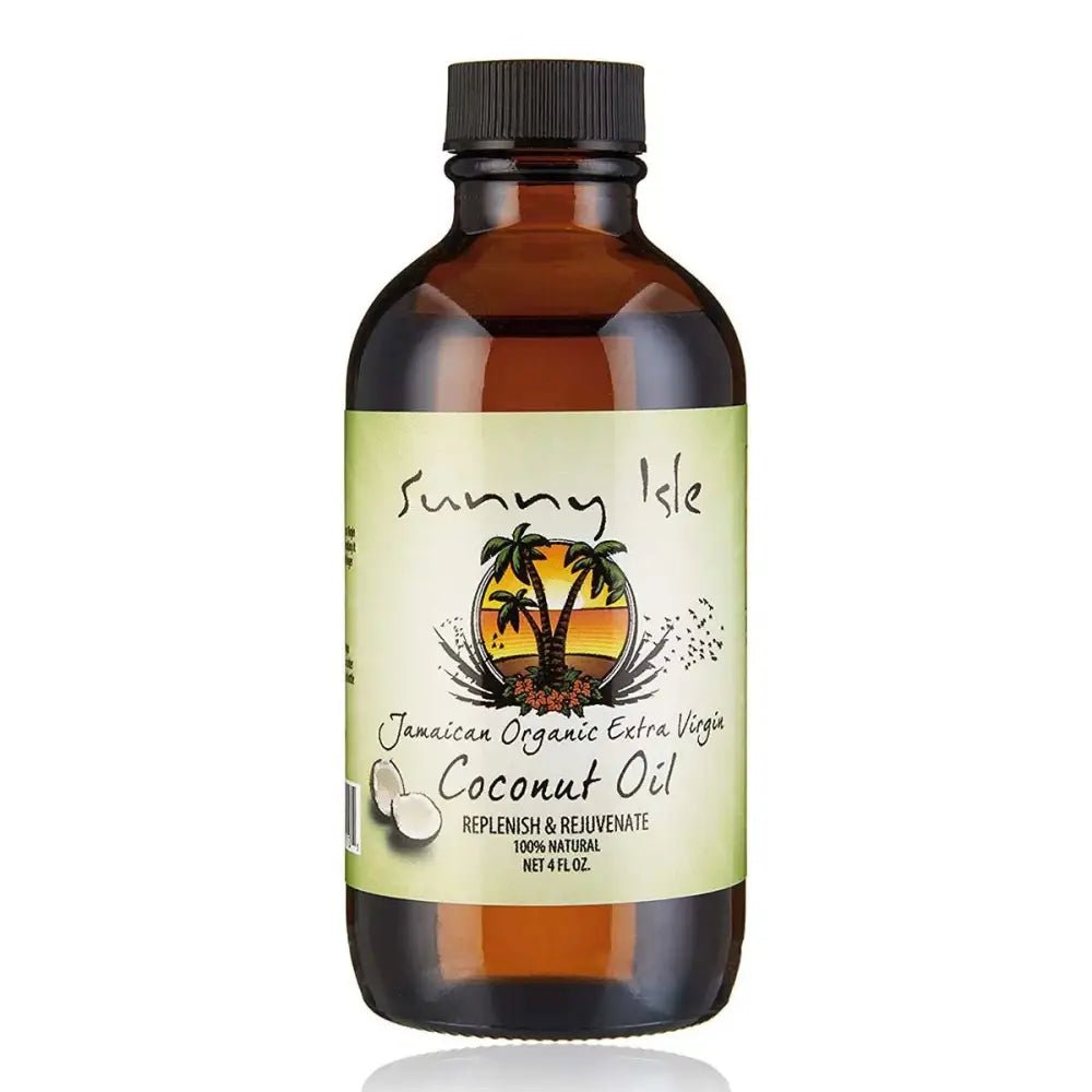 Sunny Isle Jamaican Organic Extra Virgin Coconut Oil 4oz | Afrihair