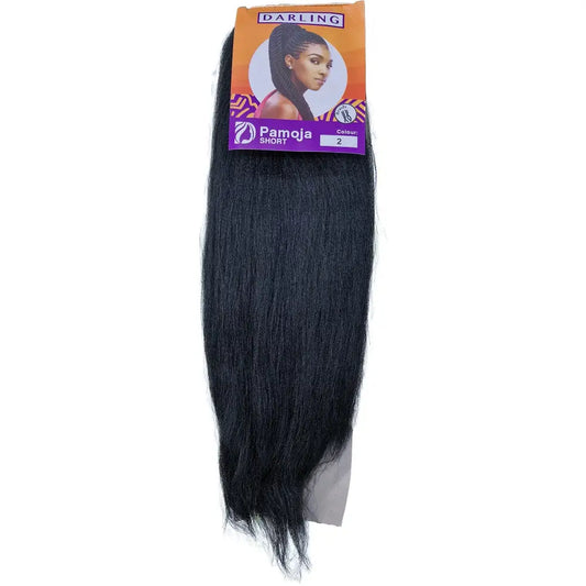 16 Inch Prepulled Braiding Hair Pamoja 2 - Black - 16 Inch