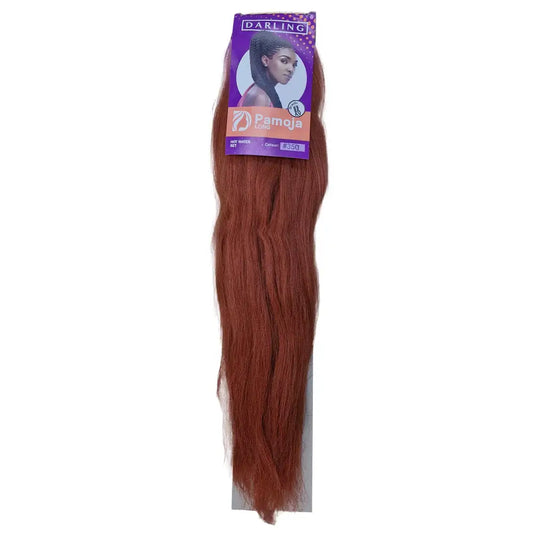 24 Inch Prepulled Braiding Hair Pamoja 350 - Burnt Red - 24
