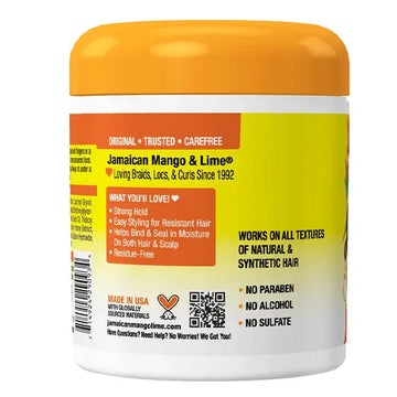 Jamaican Mango & Lime Resistant Formula Locking Gel - Back