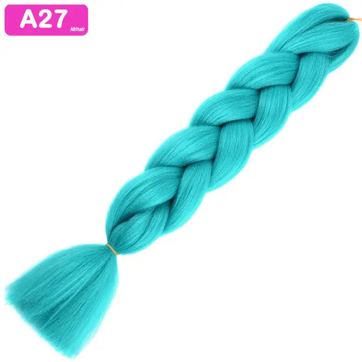 A27 - Jumbo Braiding Hair 24 Inch Teal - Afrihair - 24 Inch