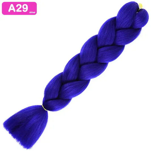 A29 - Jumbo Braiding Hair 24 Inch Blue - Afrihair - 24 Inch