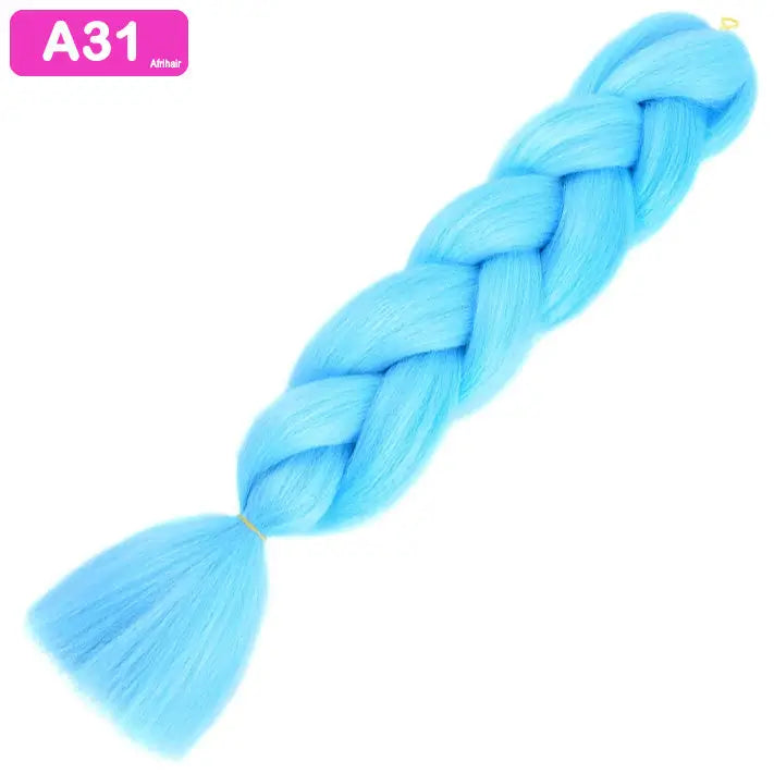 A31 - Jumbo Braiding Hair 24 Inch Light Blue - Afrihair