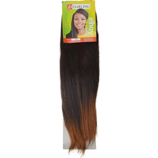 Abuja Extra Long Colour No 2/30 - Black / Brown - 27 Inch 