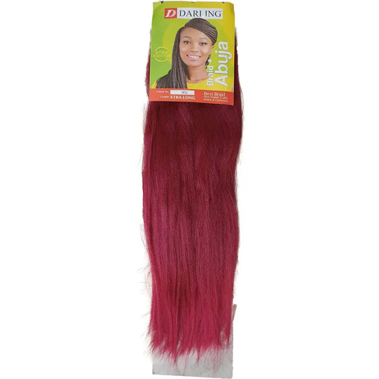 Abuja Extra Long Colour No 900 - Burgundy - 27 Inch 