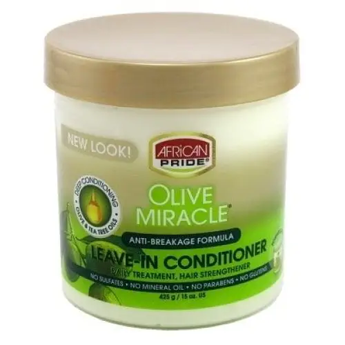 African Pride Olive Miracle Conditioner Leave-In 15oz - Hair