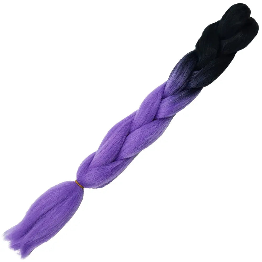 Afrihair Braid No B23 - Ombre Black/Light Purple | Afrihair