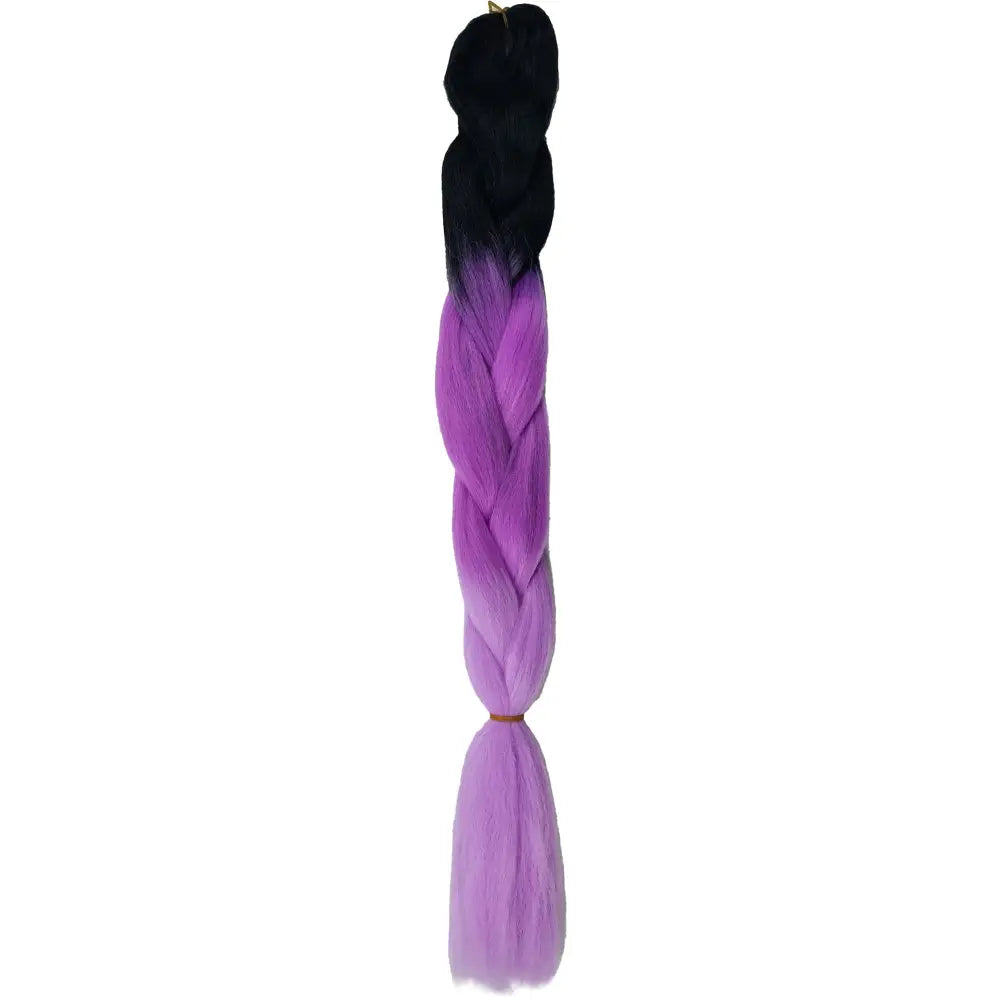 Afrihair Braid No C14 - Ombre Black/Purple/Purple - 24 Inch