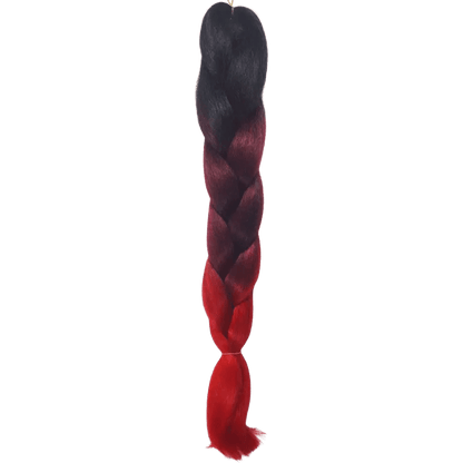 Afrihair Braid No C9 - Ombre Black/Red/Red | Afrihair