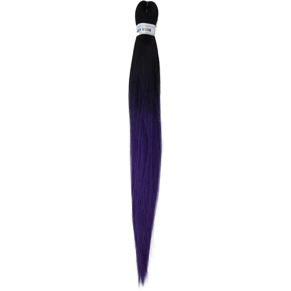 Afrihair Pre Stretched Braid K-B16 - Ombre Black/Purple | Afrihair