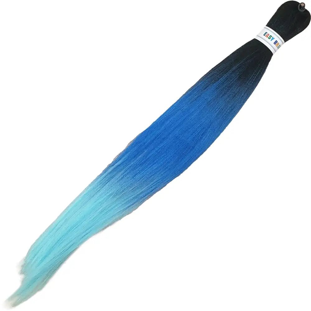 Afrihair Pre Stretched Braid K-C4 - Ombre Black/Blue/Blue | Afrihair