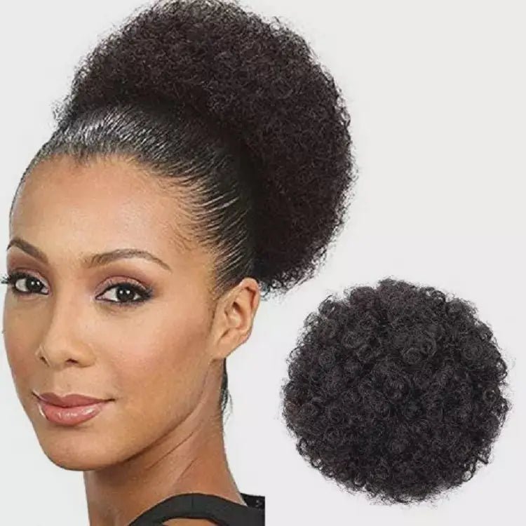 Afro Curly Wrap Ponytail Hair Puff - Colour 2 | Afrihair