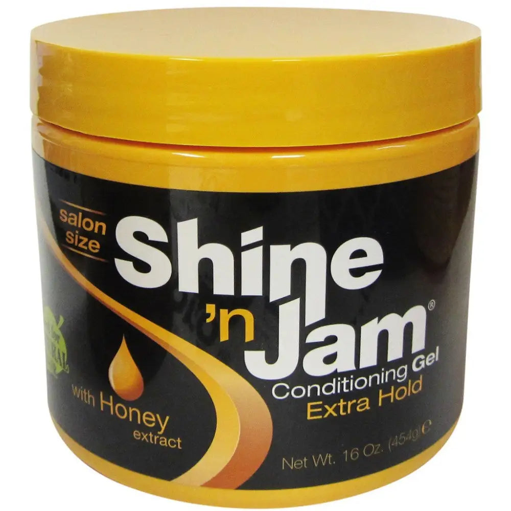 Ampro Shine N Jam Conditioning Gel Extra Hold 16 oz - Hair 