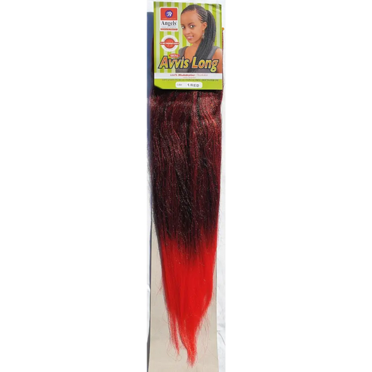 Avvis Braid Long Colour 1/Red | Afrihair