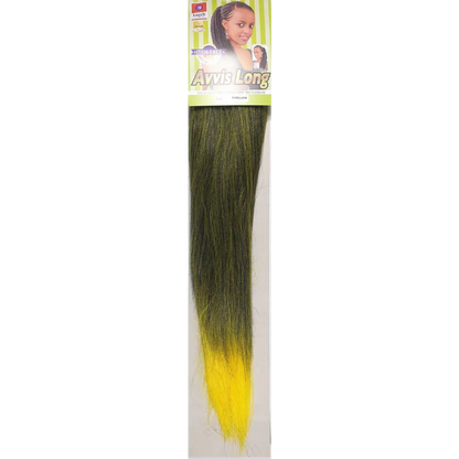 Avvis Braid Long Colour 1/Yellow - 24 Inch Prepulled