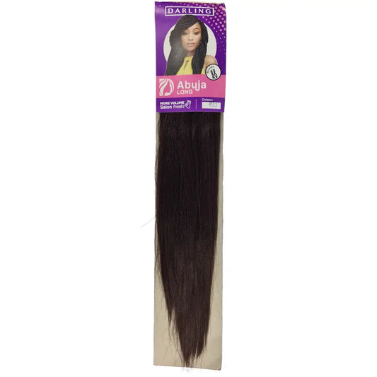 Braid Dark Brown 24 Inch Prepulled Kanekalon - Abuja 33 - 24