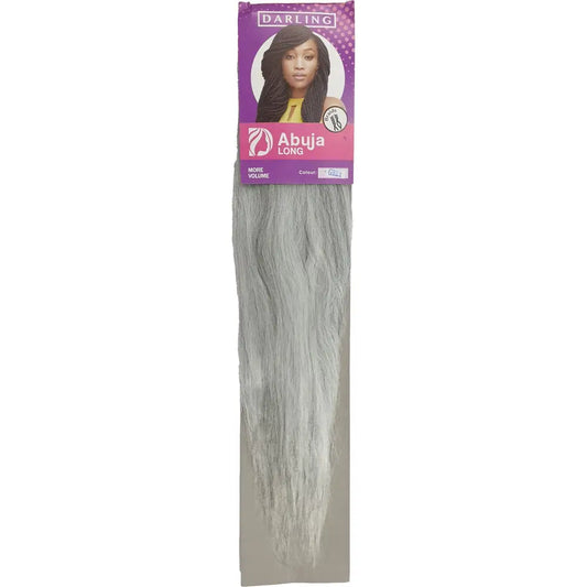 Braid Grey 24 Inch Prepulled Kanekalon - Abuja Grey - 24