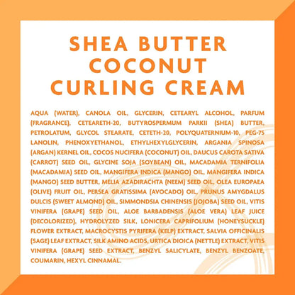 Cantu Shea Butter natural Coconut Curling Cream,12 Oz. -