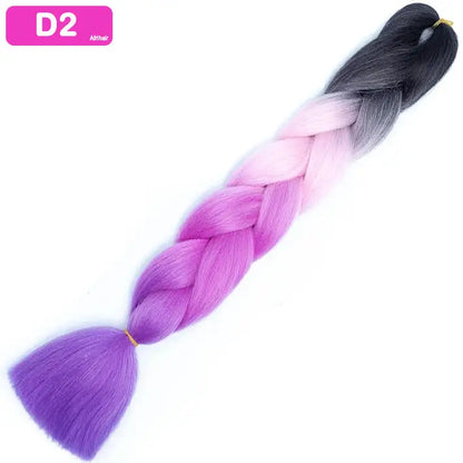 D2 - Jumbo Braiding Hair 24 Inch Ombre