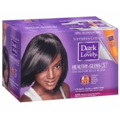 Dark and Lovely Healthy Gloss Shea Moisture Hair Relaxer Kit Super | Afrihair