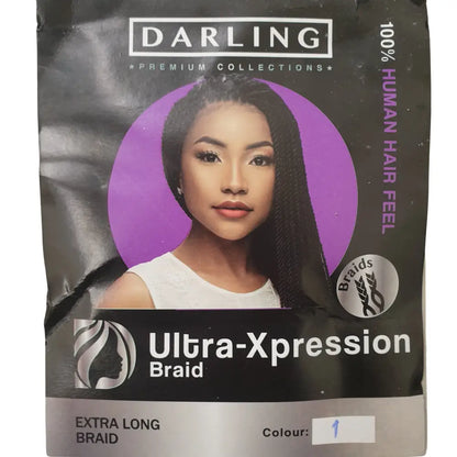 Darling - Ultra Xpression Colour 1 - 41 Inch Braiding Hair