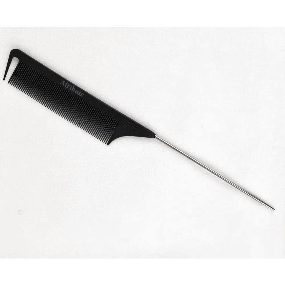 Hair Comb with Metal Spike for partitions | Afrihair