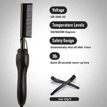 Hot Comb - Hair Press Comb - Hair Products & Accessories ->