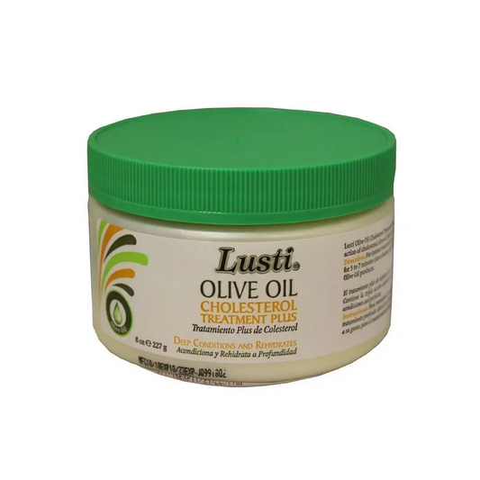 Lusti Olive Oil Cholesterol Treatment Plus 8oz | Afrihair