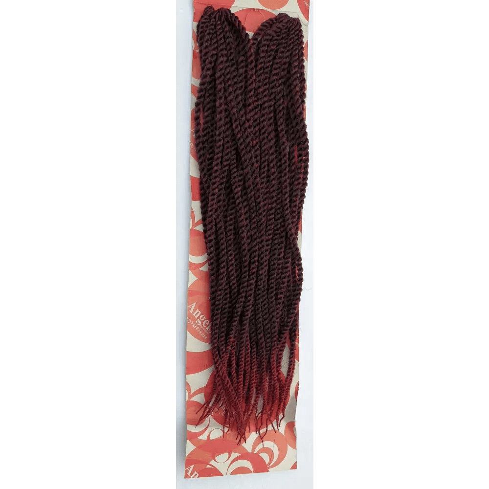 Mambo Twist Crochet Braids Colour No Long 1/900 - Black / Maroon | Afrihair