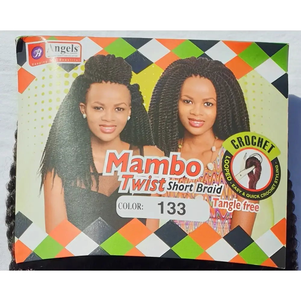 Mambo Twist Crochet Braids Short Colour No 133 - Crochet