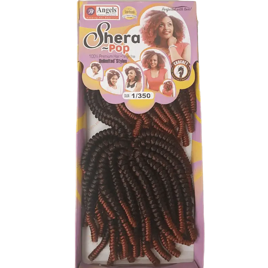 Shera Pop Colour 1/350 - Black / Burnt Red | Afrihair