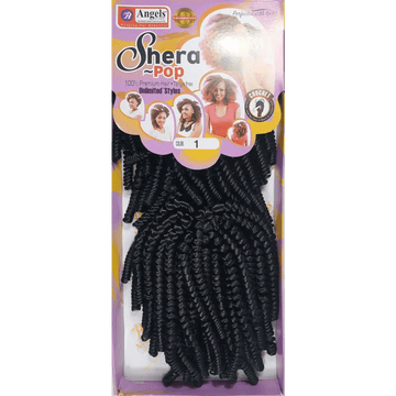 Shera Pop Colour 1 - Twist Crochet Hair Black | Afrihair