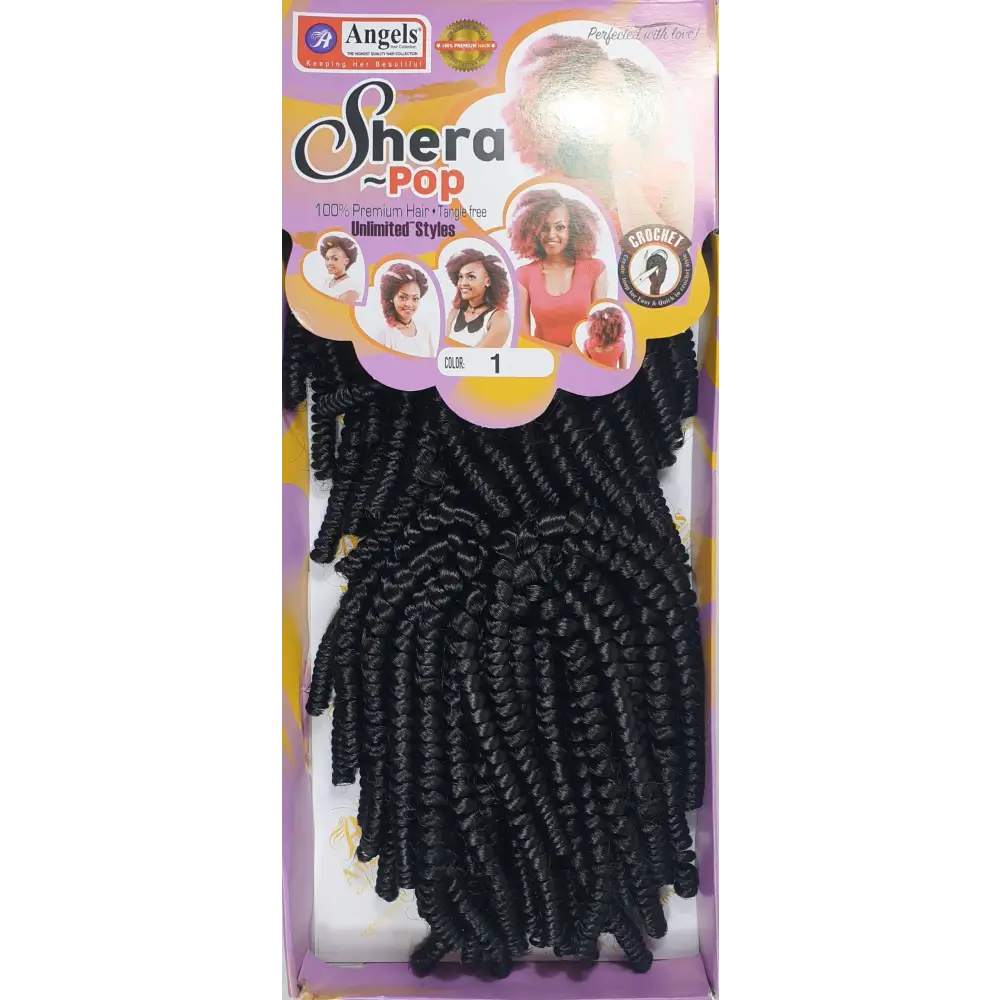 Shera Pop - Twist Crochet Hair - Black - Crochet