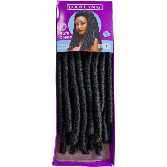 Soft Dread Colour 1 - Black - Darling - Crochet