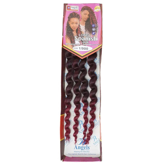 Spanish Bulk Long Colour 1/900 - Black / Burgundy | Afrihair