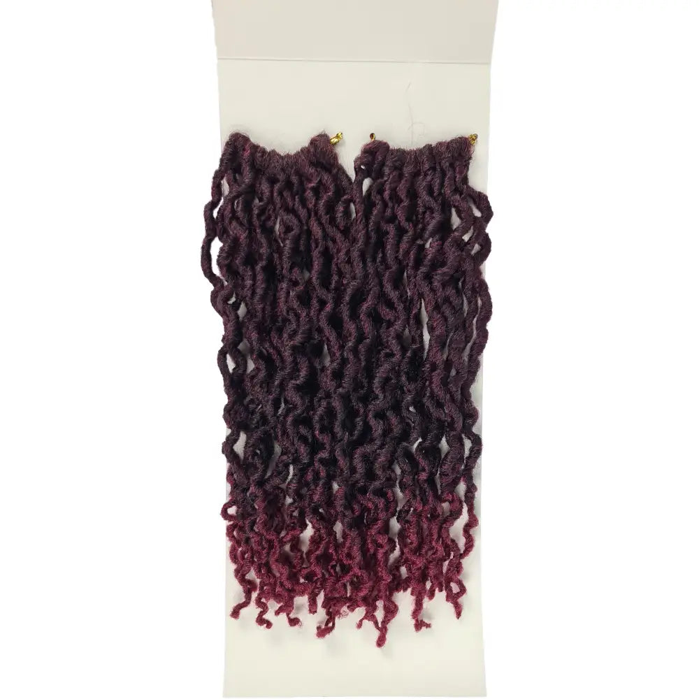 Super Natural Locs Colour 1/900 - Black / Maroon - Crochet