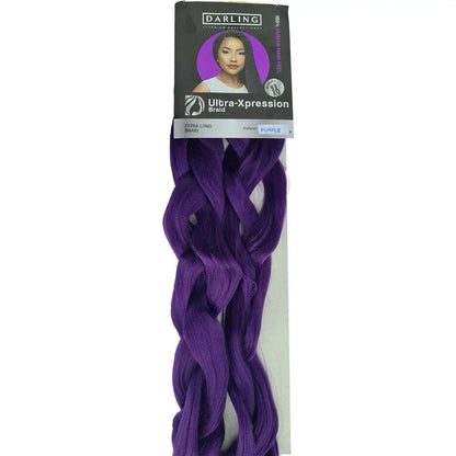 Ultra Xpression Braid - Darling - Colour PURPLE - 41 Inch 