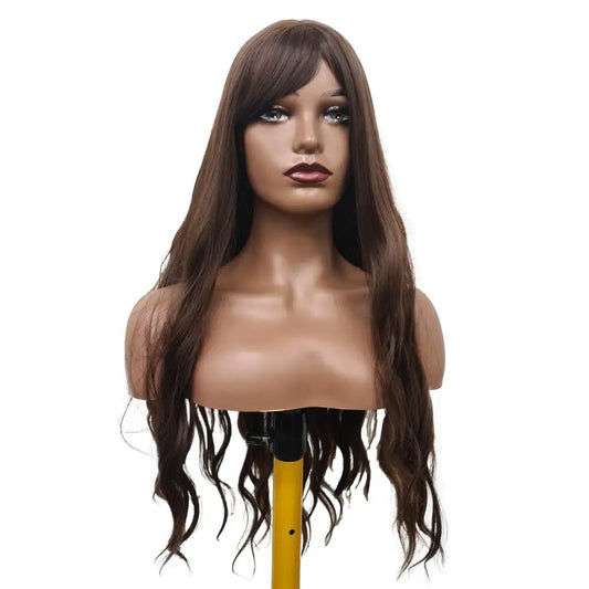 Wig - Choclate Brown Colour 8 Body Wave 28 Inches | Afrihair