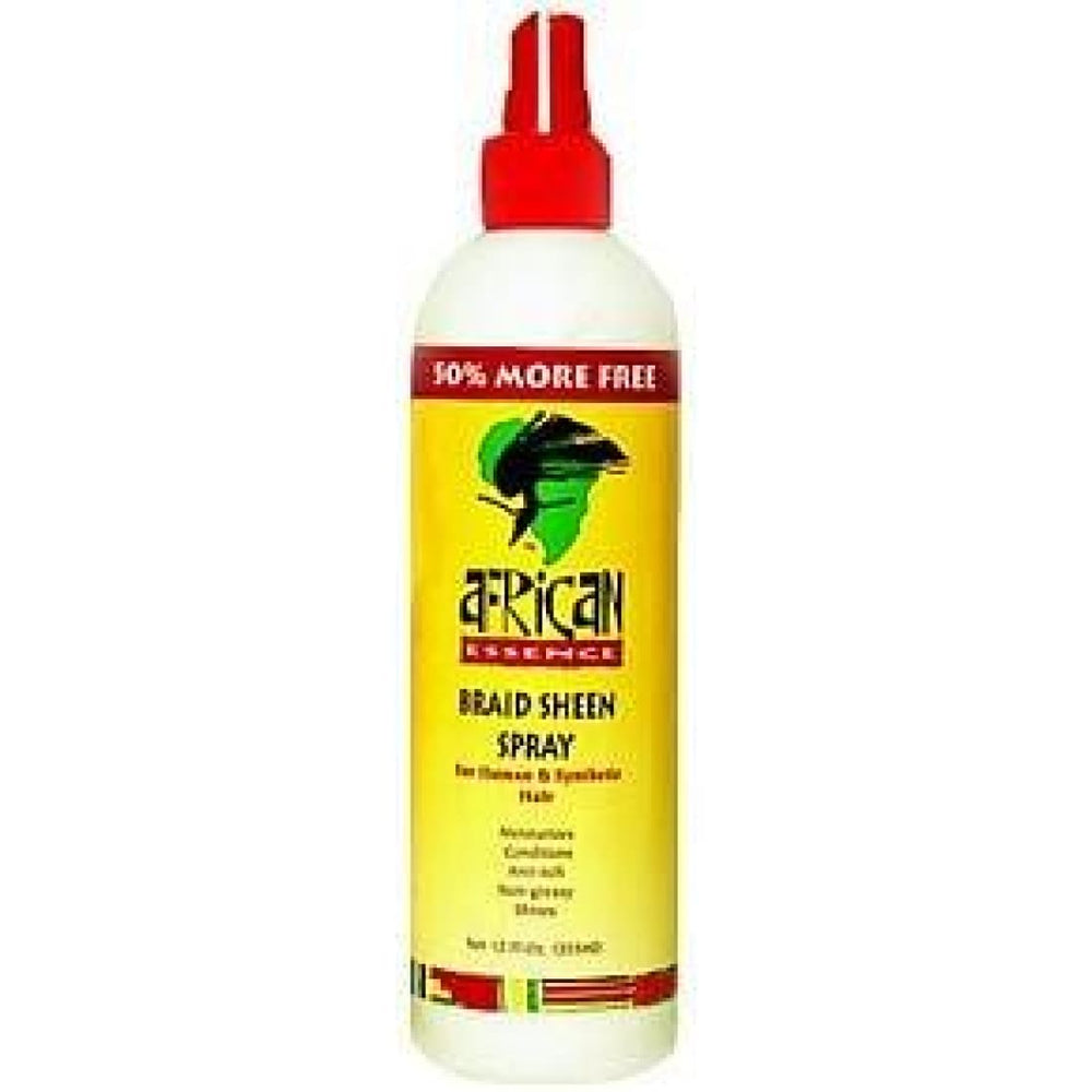 African Essence Braid Sheen Spray 12oz - Hair Products & 