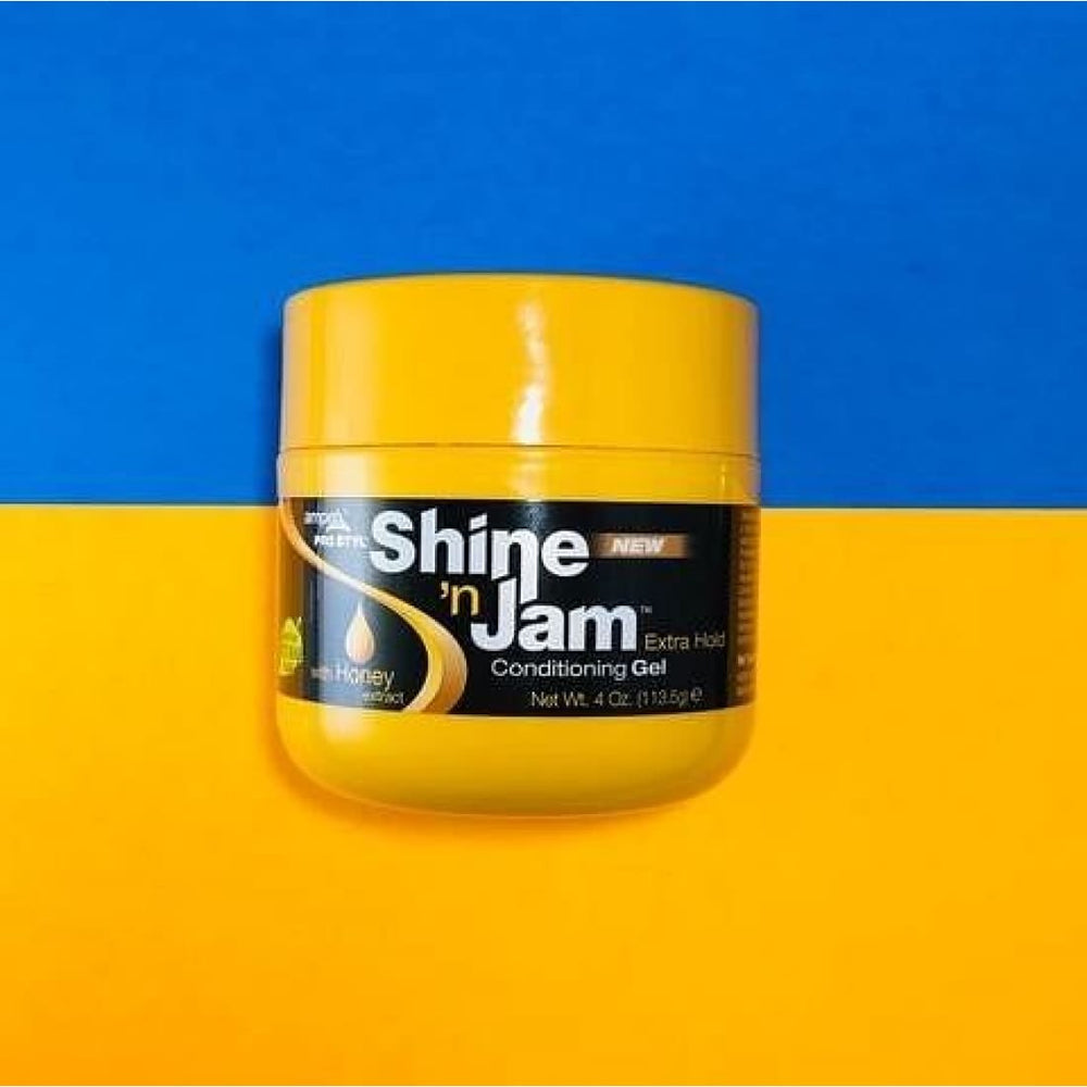 Ampro Shine N Jam Conditioning Gel Extra Hold 4 oz - Hair 