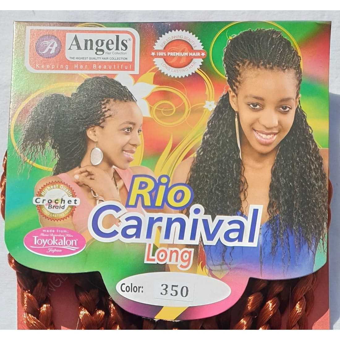 Angels - Rio Carnival Long Colour No 350 - Hair Peices