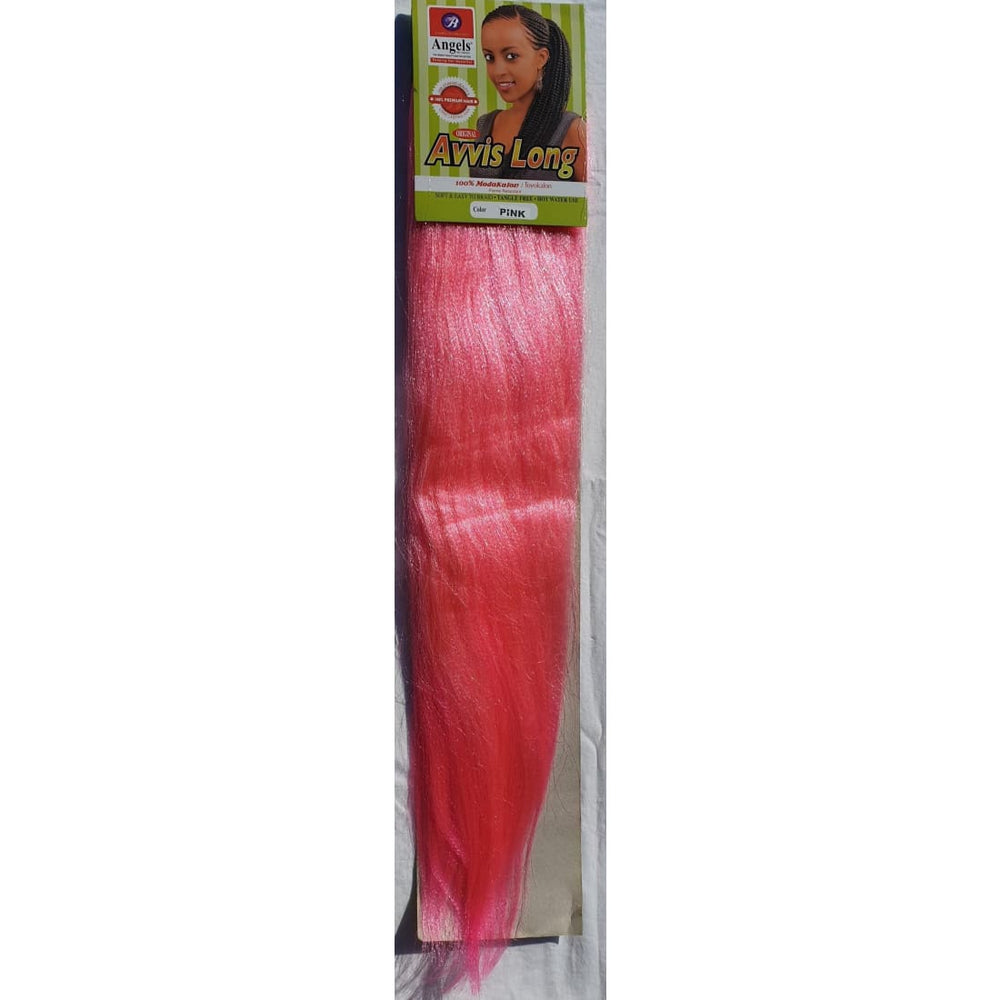 Avvis Braid Long Colour Pink - 24 Inch Prepulled
